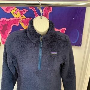 PATAGONIA Los Gatos 1/4 Zip Worn Wear Fleece Pullover (Girl) Size 12